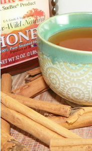 cinnamon and honey tea